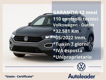 Volkswagen T-Roc 1.0 TSI Style BMT SOLO 32mila km