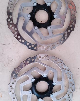 Coppia dischi 180mm Shimano 