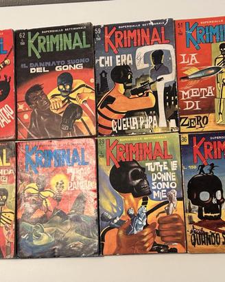Kriminal - 12 nri da 33 a 72, singoli 5€ cduno.