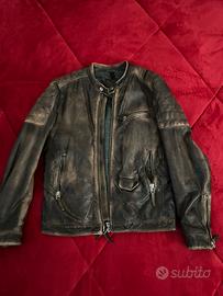 Giubbotto in vera pelle perfetto come nuovo biker
