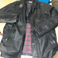 giacca uomo pelle vera vintage