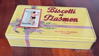 Scatola di latta biscotti Plasmon