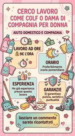 Colf o dama di compagnia