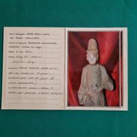 Coppia statuette funerarie cinesi dinastia Ming XV
