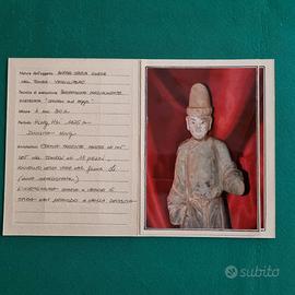 Coppia statuette funerarie cinesi dinastia Ming XV
