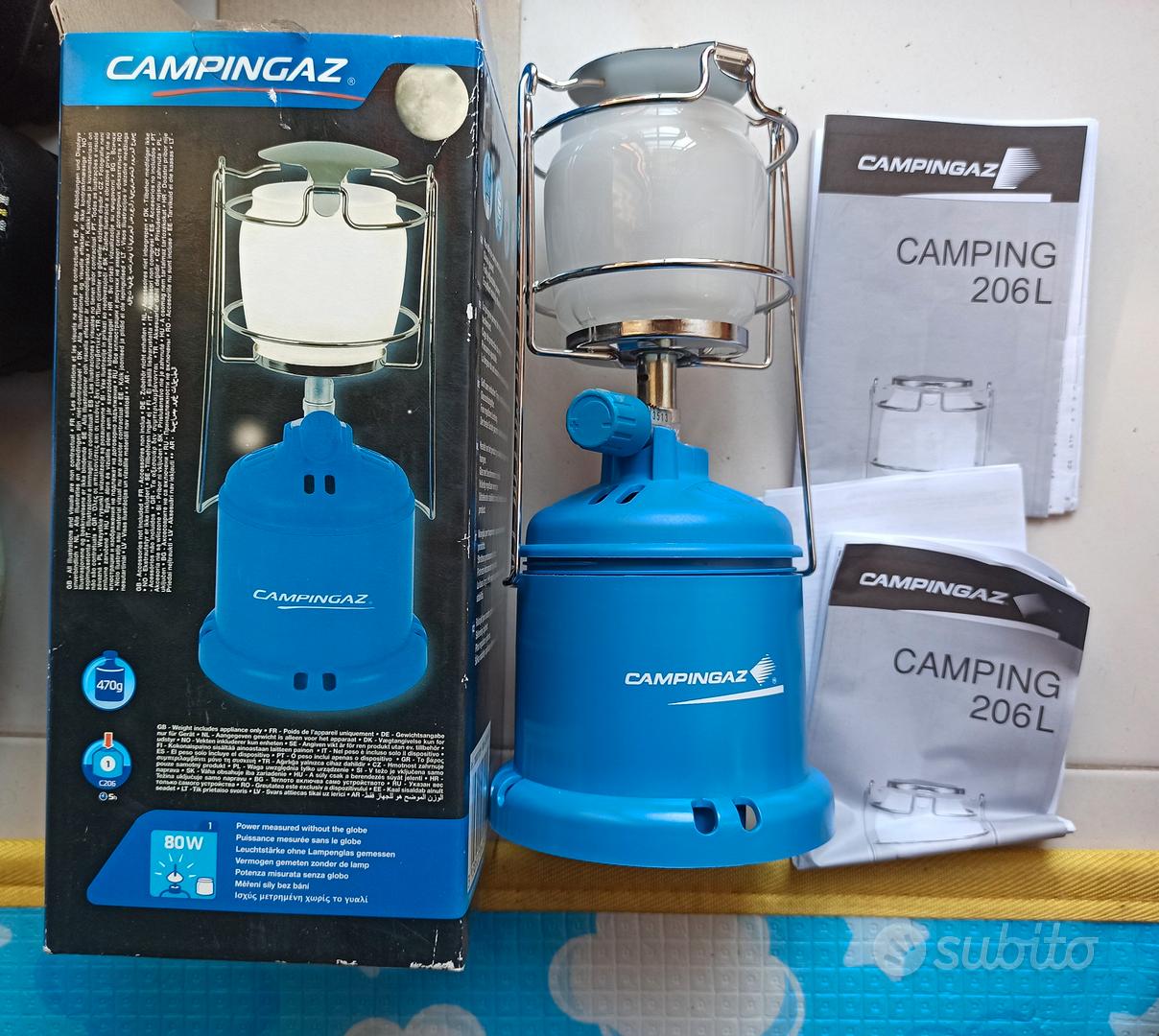 LAMPADA CAMPEGGIO GAS CAMPINGAZ 206 L