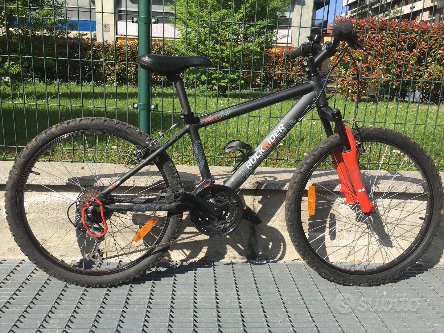 MTB 24 RockRider 5.2 JR Alluminio Front Antracite Biciclette In