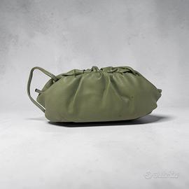 Borsa morbida verde con tracolla – nuova
