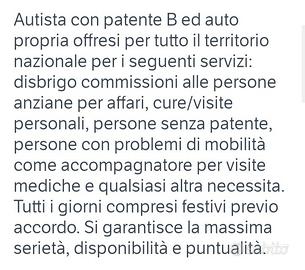 Autista-accompagnatore