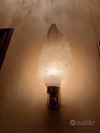 2 appliques in vetro di Murano prezzo ciascuna 