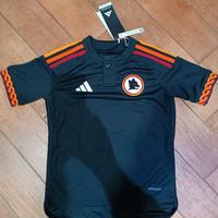 Maglia nera Adidas AS ROMA bambino nuova