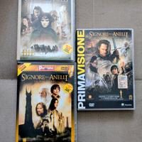 DVD trilogia IL SIGNORE DEGLI ANELLI 