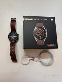 Huawei Watch GT3 - Cinturino pelle marrone