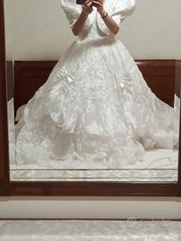abito da sposa bianco 