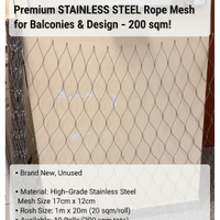 Rete a Fune ACCIAIO INOX - 200mq Disponibili -