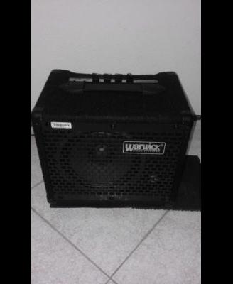 Basso Eko 4 corde + custodia morbida + Ampli