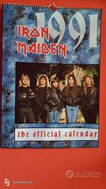 Iron maiden calendario 1991