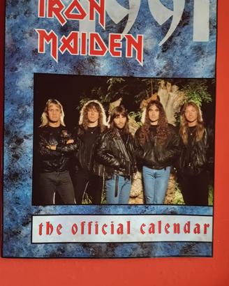 Iron maiden calendario 1991