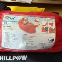 Poltrona gonfiabile da spiaggia o giardino