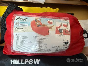 Poltrona gonfiabile da spiaggia o giardino