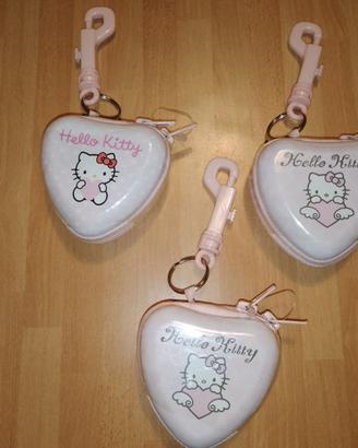 3 Portamonete Hello Kitty nuove