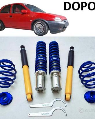 4 Ammortizzatori Sportivi Opel Corsa A + B 1.2 1.4