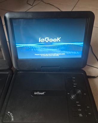 Lotto 2x Lettori DVD Portatili ieGeek IK-902 