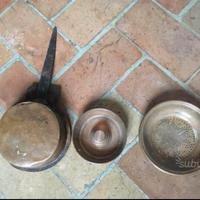 Oggetti antiquariato in rame