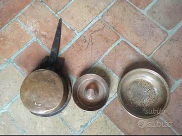 Oggetti antiquariato in rame