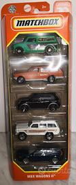 MATCHBOX 5-PACK MBX WAGONS II 1/64 - NUOVO