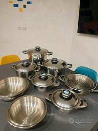 Set pentole Gi&Ti 18/10