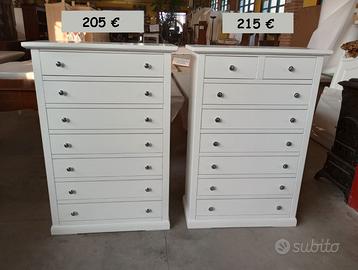 Cassettiere laccate Bianche Nuove Leggi Tutto