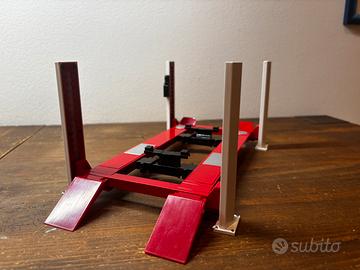 Ponte sollevatore 4 colone - Green Light 1:18