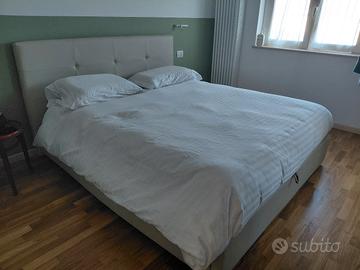 struttura letto con cassettone e rete