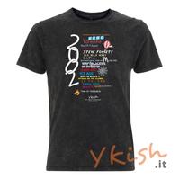 T-shirt XS S M L XL nuova-100%cotBIO nati nel 2002