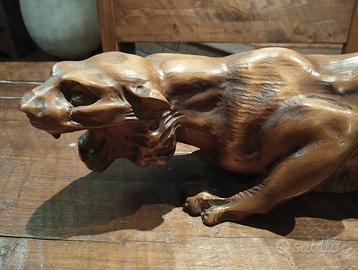 Pantera in legno