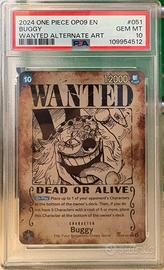 Buggy op09-051 psa 10 Eng English One Piece