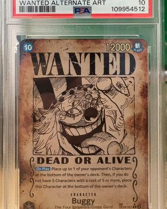 Buggy op09-051 psa 10 Eng English One Piece