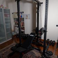 Rack palestra professionale + lat machine