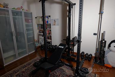 Rack palestra professionale + lat machine