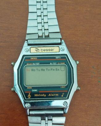 Orologio Vintage Digitale "Melody Alarm" anni '80 