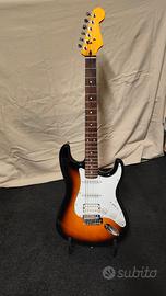 Chitarra Fender Stratocarter Squier Personalizzata