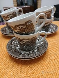 Set da tè vintage ROYAL TUDOR WARE 6 pezzi
