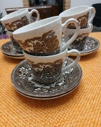 Set da tè vintage ROYAL TUDOR WARE 6 pezzi