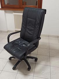 Sedia in pelle da ufficio rappresentanza