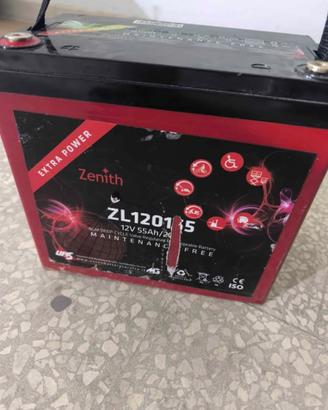 Batteria zenith AGM 55 ah