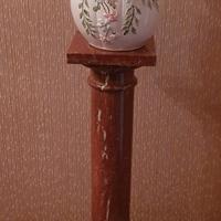 colonna in marmo rosso alta 100 cm