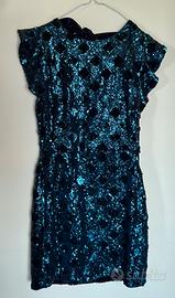 Abito aderente con paillettes Zara