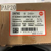 VITI AUTOFILETTANTI INOX A4      4,8X22