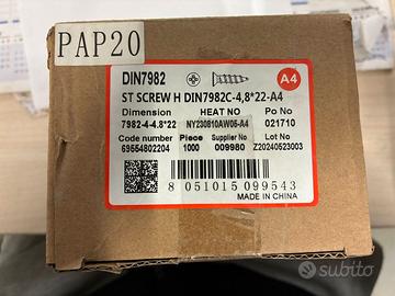 VITI AUTOFILETTANTI INOX A4      4,8X22